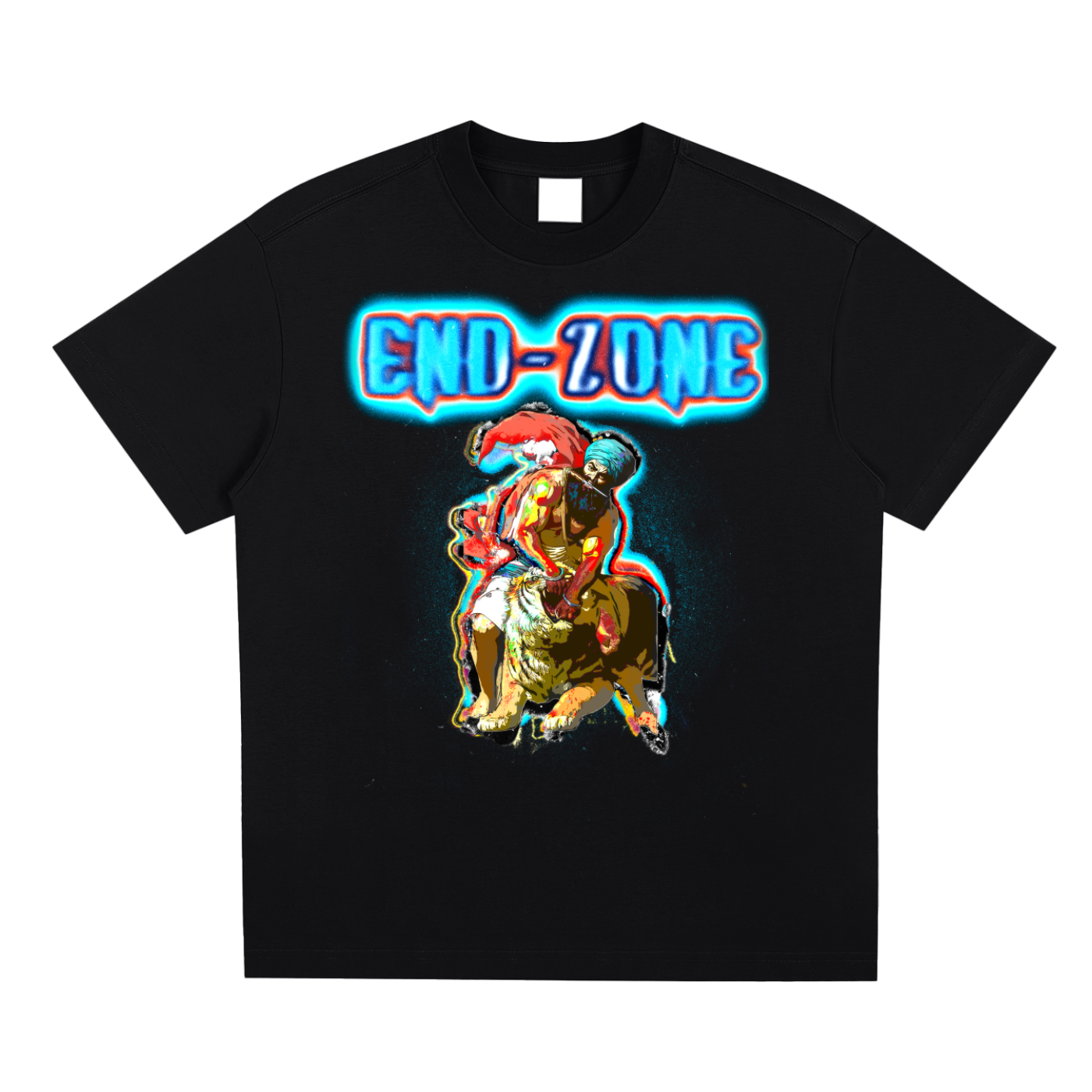 END ZONE “Lionheart” Tee – Black