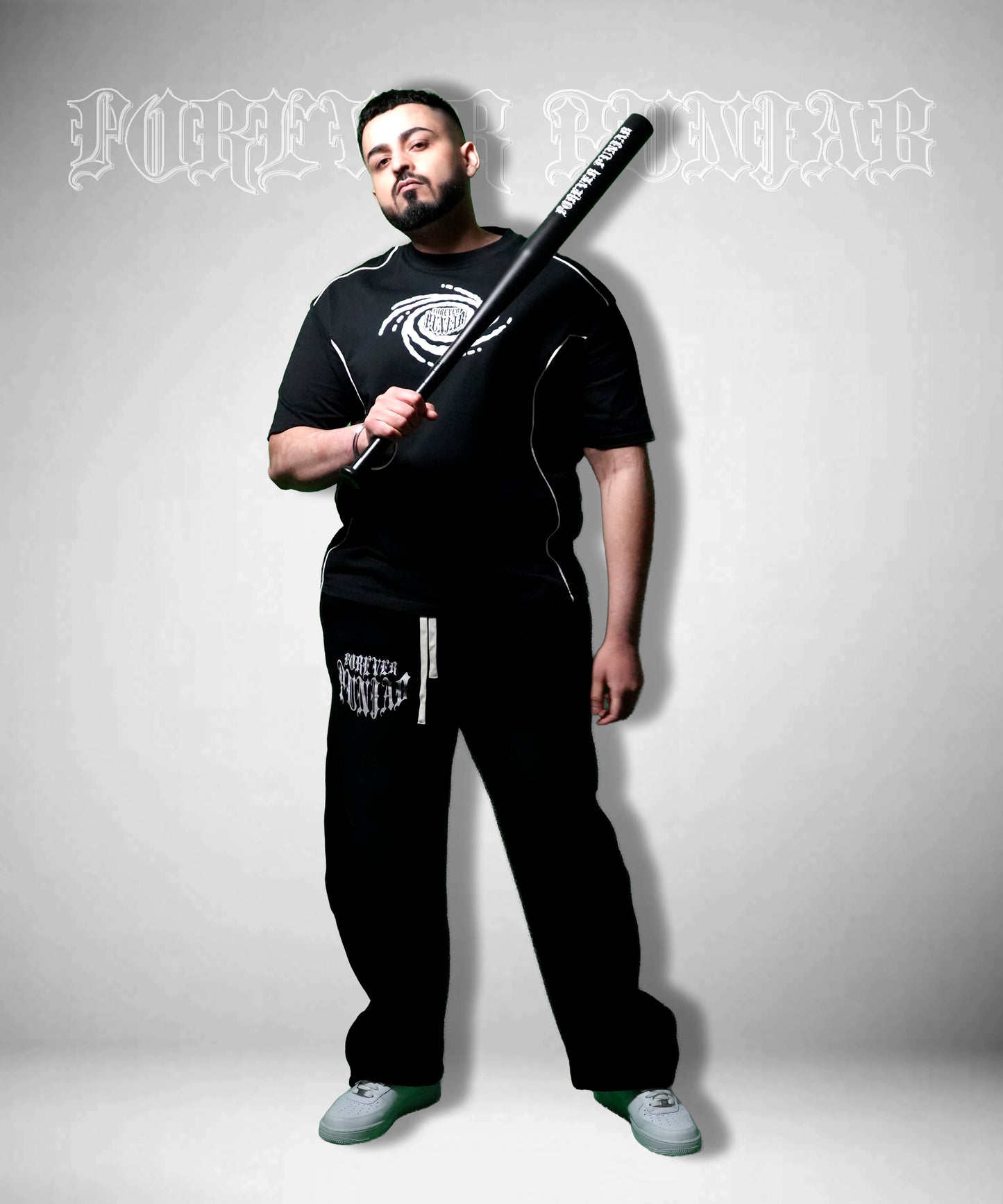 FOREVER PUNJAB “Strike Zone” Tee – Black