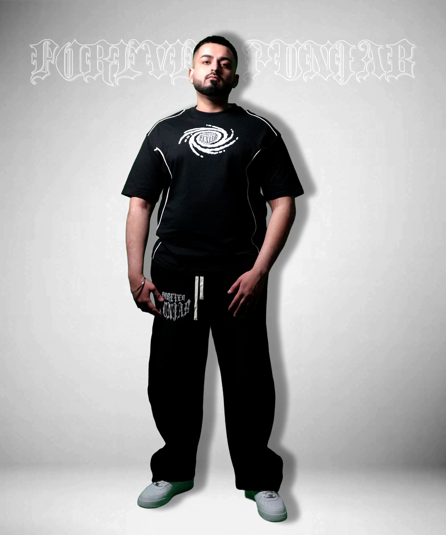 FOREVER PUNJAB “Strike Zone” Tee – Black